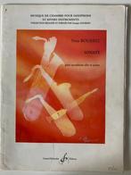 Bladmuziek Saxofoon Eb Sonate Bourrel + Piano, Verzenden, Overige soorten, Overige genres, Piano