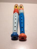 muziek 3 blokfluiten + 2 samba rammelaars, Verzenden, Zo goed als nieuw, Instrument