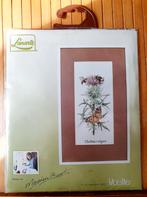lanarte libelle marjolein bastin borduurpakket vlinderdistel, Verzenden, Nieuw, Handborduren, Borduurpakket