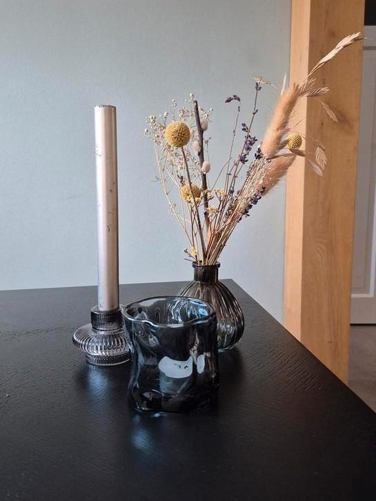 Waxinelichthouders, dinerkaarshouder, vaasjes, dinerkaarsen, Huis en Inrichting, Woonaccessoires | Kandelaars en Kaarsen, Minder dan 25 cm