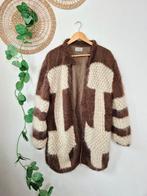 Vintage handmade mohair/wollen vest XL, Kleding | Dames, Truien en Vesten, Vintage, Ophalen of Verzenden, Zo goed als nieuw, Maat 46/48 (XL) of groter