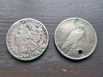 2 Amerikaanse dollars sloopzilver, Postzegels en Munten, Ophalen of Verzenden, Zilver