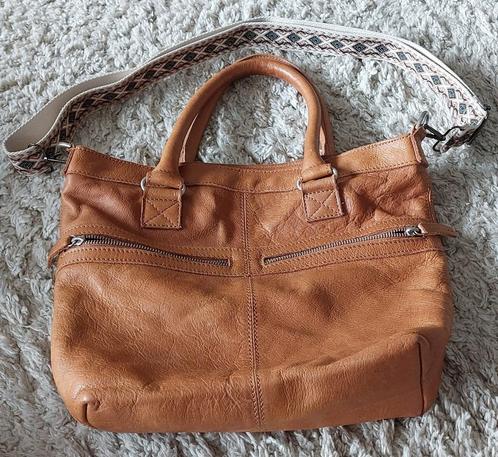 Leren tas van Cowboysbag met draagriem, Sieraden, Tassen en Uiterlijk, Tassen | Damestassen, Zo goed als nieuw, Handtas, Bruin