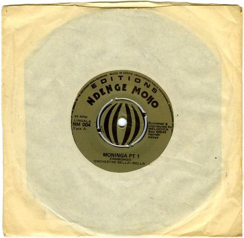 Moninga - Orchestre Bella-Bella, Cd's en Dvd's, Vinyl Singles, Zo goed als nieuw, Single, Wereldmuziek, 7 inch, Ophalen of Verzenden
