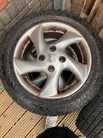 Winterbanden met aluminium velgen, Ophalen, Gebruikt, 15 inch, Banden en Velgen