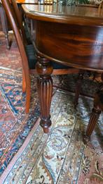Engels mahonie eethoek 8 stoelen, Ophalen