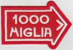 1000 Miglia stoffen opstrijk patch embleem, Verzamelen, Automerken, Motoren en Formule 1, Verzenden, Nieuw, Auto's