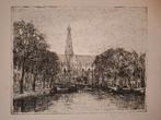 Ets van een Stadsgezicht, Antiek en Kunst, Kunst | Etsen en Gravures, Ophalen of Verzenden