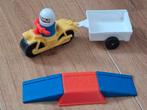 Fisher price little people motorfiets 634 met schans, Ophalen of Verzenden, Zo goed als nieuw