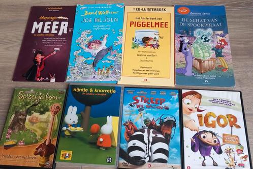 4 x Luisterboek en 4 dvd's, veel kijk- en luisterplezier!, Boeken, Luisterboeken, Cd, Ophalen of Verzenden