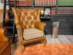 COLCHESTER CHESTERFIELD OOR FAUTEUIL WING CHAIR HARRIS TWEED, Huis en Inrichting, Fauteuils, Ophalen of Verzenden, Nieuw, 75 tot 100 cm