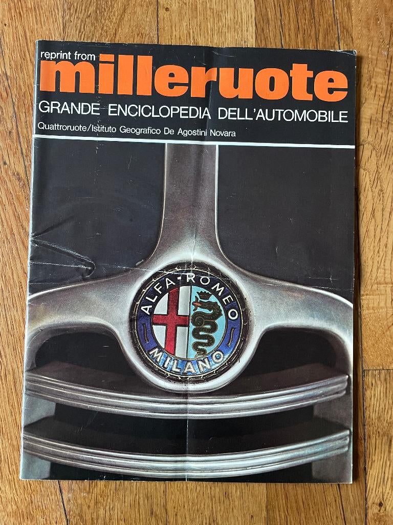Alfa Romeo  Milleruote - Auattroruote, Gelezen, Alfa Romeo, Ophalen of Verzenden, Alfa Romeo