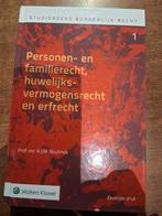 Personen- en familierecht, huwelijksvermogensrecht en erfrec, Sociale wetenschap, Ophalen of Verzenden, Zo goed als nieuw, A.J.M. Nuytinck