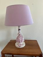 Porseleinen schemerlamp roze, Huis en Inrichting, Lampen | Tafellampen, Ophalen, Zo goed als nieuw, Minder dan 50 cm