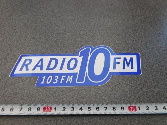 sticker Radio 10 FM  103 FM, Verzamelen, Stickers, Zo goed als nieuw, Ophalen