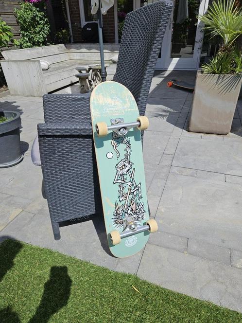 Element Skateboard + Ricta 56mm + Spitfire Formula Four 54mm, Sport en Fitness, Skateboarden, Gebruikt, Skateboard, Ophalen