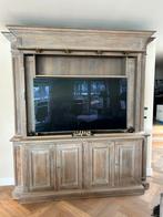 Prachtige licht withe wash eiken TV kast, Ophalen, 25 tot 50 cm, Minder dan 100 cm