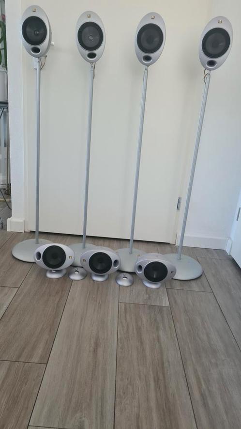 KEF – Onkyo 7.2 surround systeem, Audio, Tv en Foto, Home Cinema-sets, Zo goed als nieuw, Overige spelers, 7.1-systeem, 70 watt of meer
