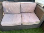Lounge set met tafel - kussens wasbaar, Ophalen, 4 zitplaatsen, Gebruikt, Loungeset