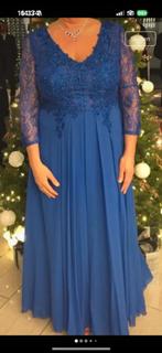 Avondjurk M44/46, Kleding | Dames, Gelegenheidskleding, Galajurk, Blauw, Maat 42/44 (L), Ophalen of Verzenden