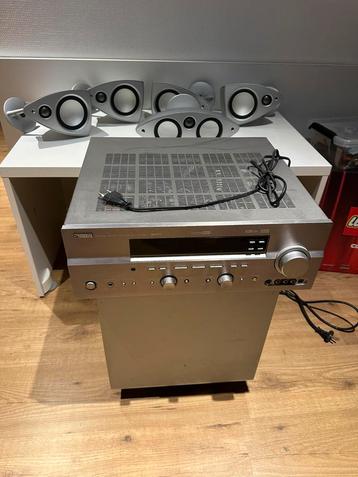 Mordaunt Short Dolby 5.1 set met Yamaha RC-V650 receiver beschikbaar voor biedingen