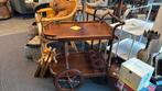 Prachtige houten serveer trolley, Ophalen