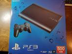 Playstation 3 Super Slim 500 gB + spellen, Ophalen, Gebruikt, Super Slim, 500 GB