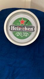 Heineken Klok - 38cm - Defect, Ophalen of Verzenden, Gebruikt, Analoog, Wandklok