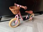 Loopfietsje Bandits and Angels roze met mandje, Kinderen en Baby's, Speelgoed | Buiten | Voertuigen en Loopfietsen, Ophalen, Zo goed als nieuw