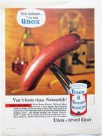 18 vintage advertenties reclames Unox producten 1959-2000, Verzamelen, Merken en Reclamevoorwerpen, Ophalen of Verzenden