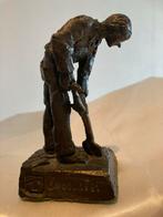 Bronzen beeld grondwerker Jaap Hartman jubileum, Ophalen of Verzenden