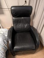 Relaxfauteuil met ligfunctie. Vandaag €20,-, Huis en Inrichting, Fauteuils, Ophalen, Gebruikt, Leer, 50 tot 75 cm