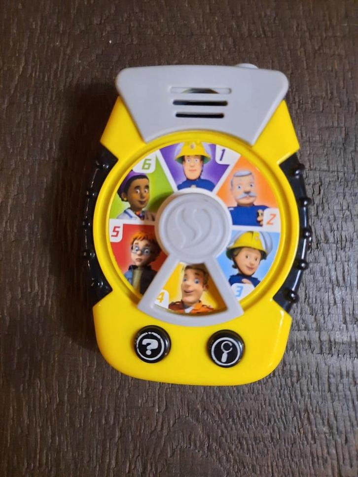 Brandweerman Sam interactieve portofoon, Kinderen en Baby's, Speelgoed | Actiefiguren, Zo goed als nieuw, Ophalen