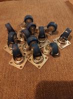 Set van 12 zwenkwielen (nieuwe, ongebruikt), Doe-het-zelf en Verbouw, Ophalen of Verzenden