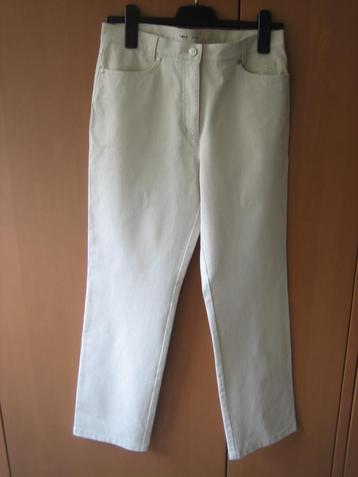 Nieuw! Ecrukleurige pantalon TONI DRESS SPORT 38 snazzeys