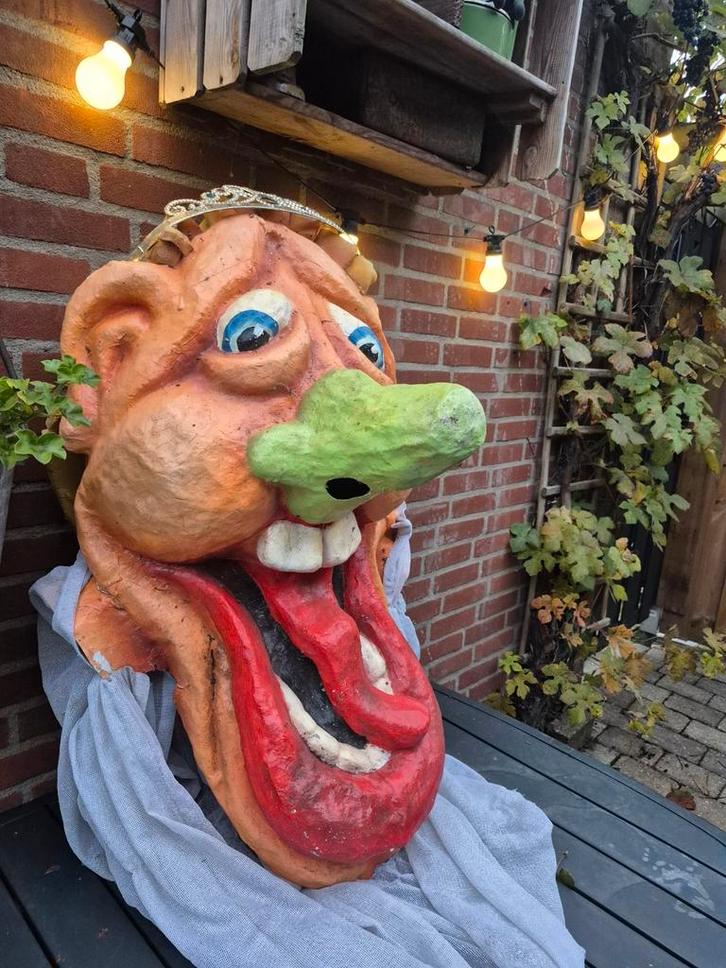 Vastenavend Geveldecoratie - Uniek!, Antiek en Kunst, Kunst | Beelden en Houtsnijwerken, Ophalen