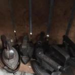 oude metalen strijkboutjes, Antiek en Kunst, Curiosa en Brocante, Ophalen of Verzenden