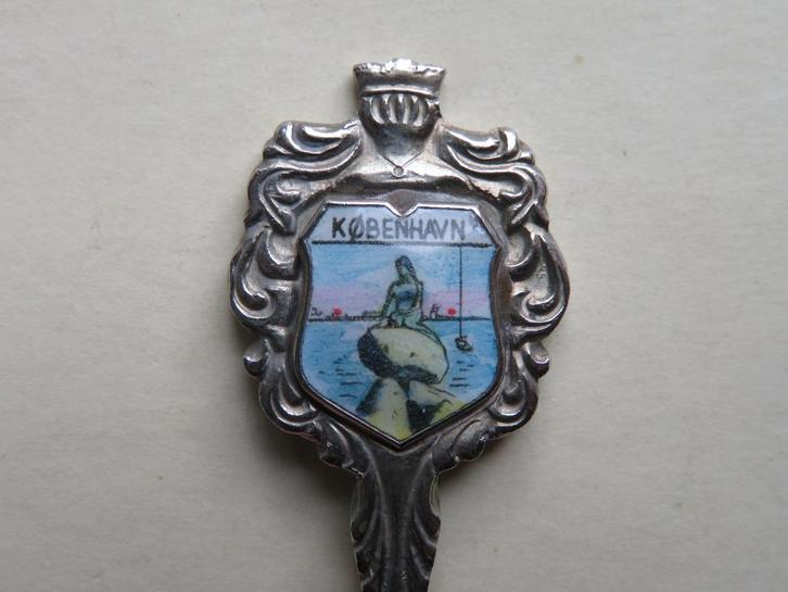 Lepeltje De Kleine Zeemeermin Kopenhagen Denemarken, Antiek en Kunst, Antiek | Bestek, Verzenden