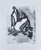 Zeefdruk Wim Motz - De vlucht, Antiek en Kunst, Verzenden