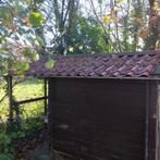 TE KOOP SCHUURTJE MET DEELS OVERKAPPING, Tuin en Terras, Tuinhuizen, Ophalen, 250 tot 500 cm, Schuur, 1 raam