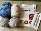Haakpakket granny tas, Hobby en Vrije tijd, Ophalen, Zo goed als nieuw, Haken, Wol of Garen