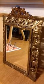 Antieke grote 19e eeuwse spiegel., Ophalen