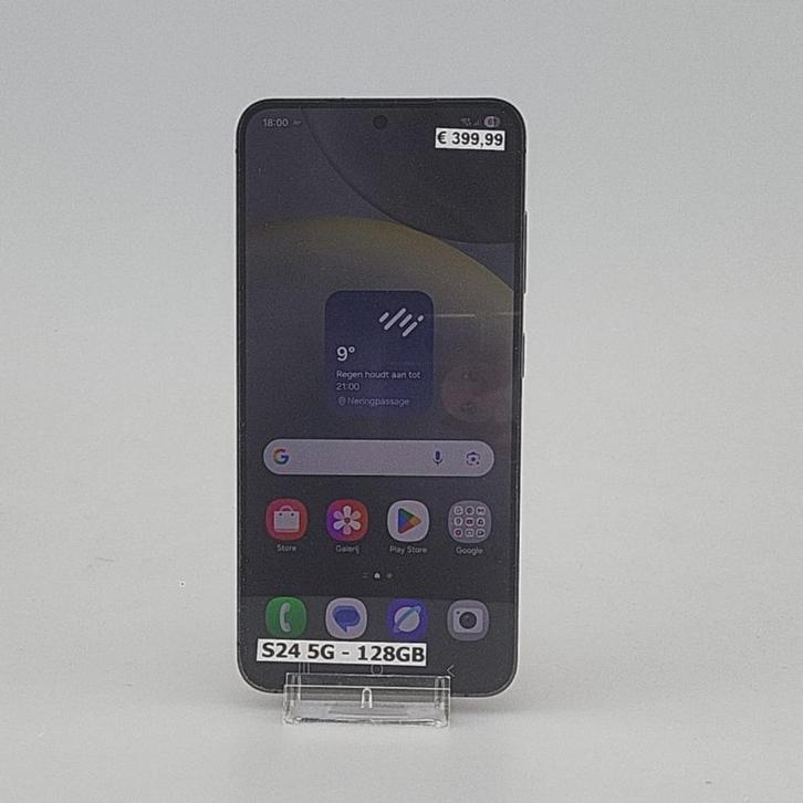 Samsung Galaxy S24 5G 128GB DUOS Zwart/Grijs, Telecommunicatie, Mobiele telefoons | Samsung, Zo goed als nieuw