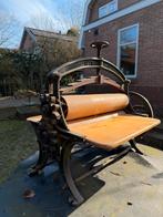 Oude mangel – ideaal als handdrukpers voor kunstdruk, Antiek en Kunst, Antiek | Gereedschap en Instrumenten, Ophalen