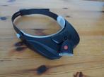 Led head loupe met 3 loupe glazen, Hobby en Vrije tijd, Vergrootglazen, Loepen en Loeplampen, Ophalen of Verzenden, Gebruikt, Vergrootglas of Loep