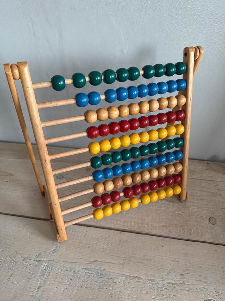 Vintage IKEA Telraam Abacus, Kinderen en Baby's, Speelgoed | Educatief en Creatief, Gebruikt, Rekenen, Ophalen of Verzenden