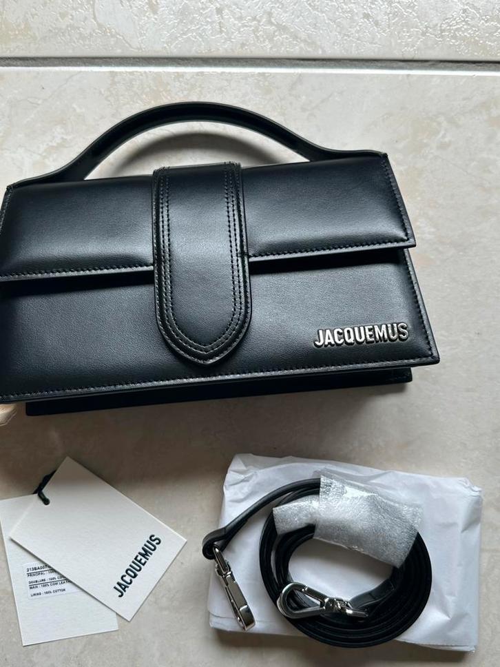 Jacquemus Le Grand Bambino Zwart – Nieuw met Factuur, Sieraden, Tassen en Uiterlijk, Tassen | Damestassen, Nieuw, Handtas, Zwart