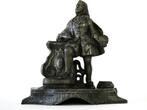 Spelter beeld van een schilder uit de 17e eeuw, Antiek en Kunst, Ophalen of Verzenden