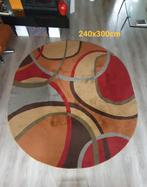 Groot, ovaal vloerkleed 240x300cm, Huis en Inrichting, Stoffering | Tapijten en Kleden, 200 cm of meer, Zo goed als nieuw, 200 cm of meer