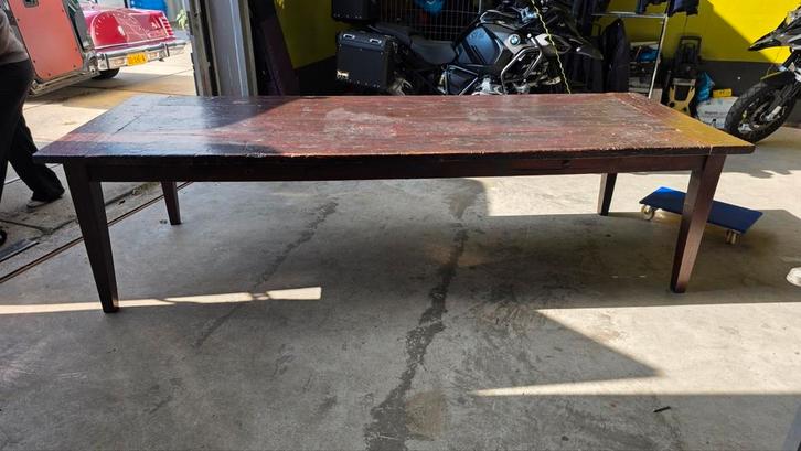 Franse boeren eettafel 300 x 110 cm, Antiek en Kunst, Antiek | Meubels | Tafels, Ophalen